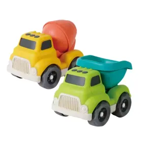 7" Bioplastic Construction Truck Set