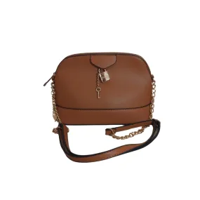 ALDO Tan Leatherette Crossbody Bag | Gently Used |