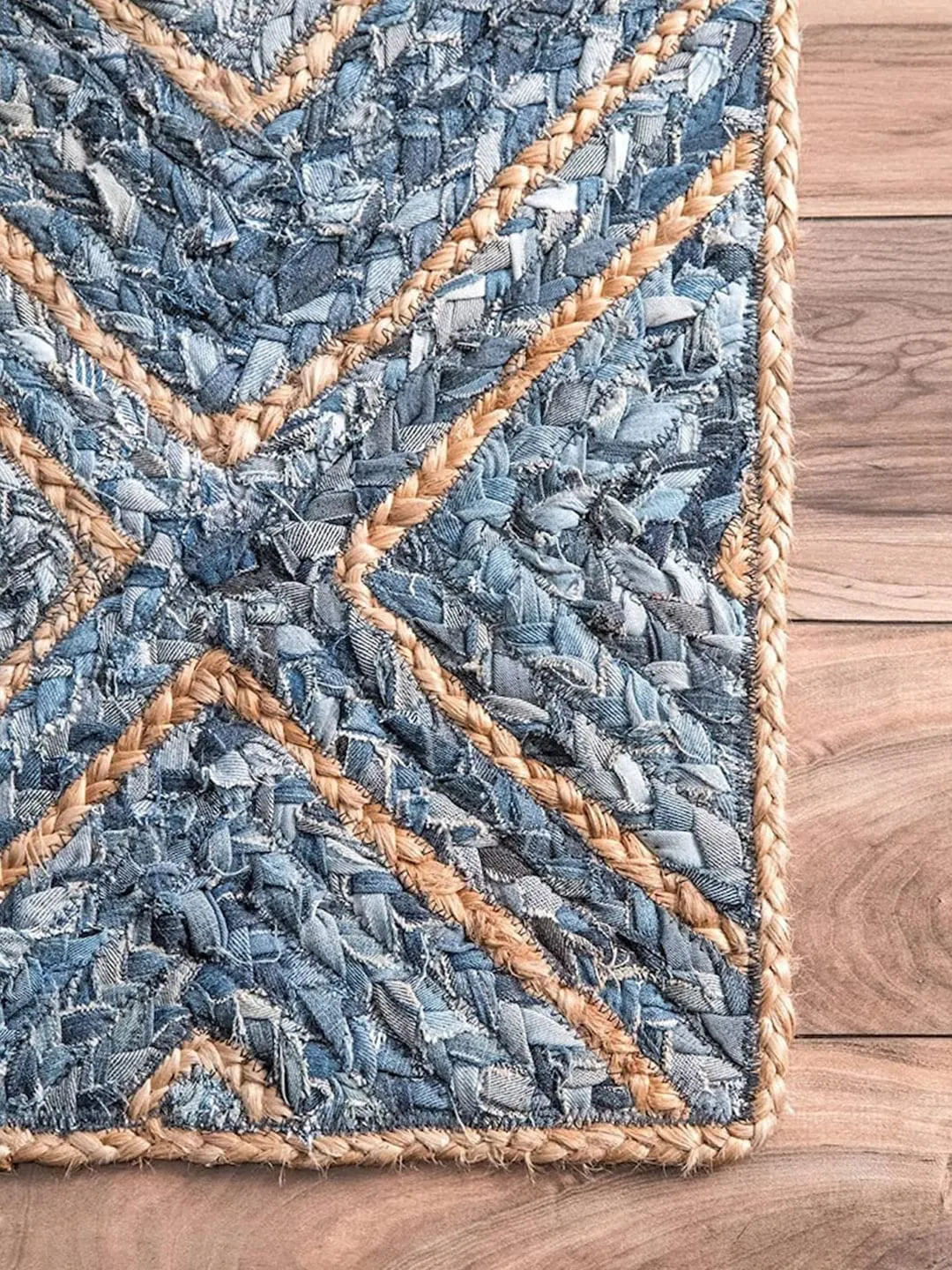 ARCTIC - BRAIDED DENIM JUTE RUG