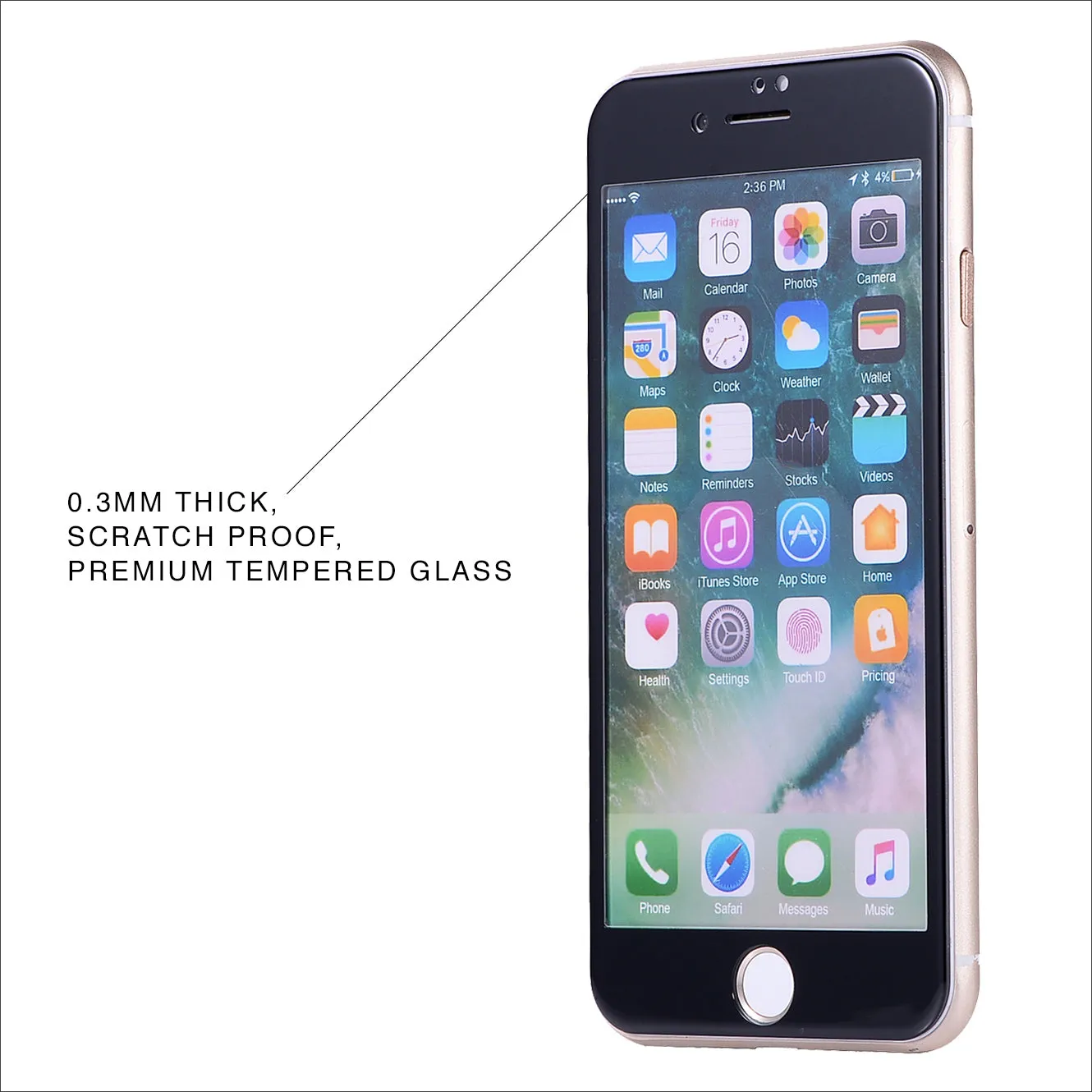 Black Glass Screen Protector