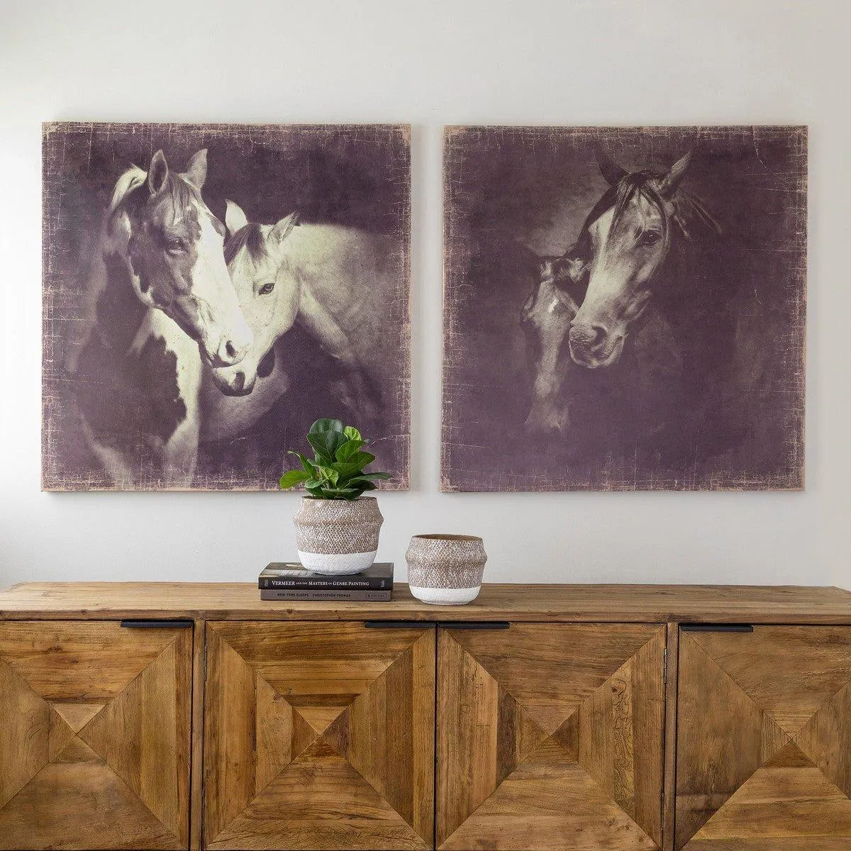 Canvas Horse Art Unframed