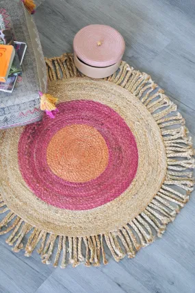 CARMINE -  ROUND JUTE RUG