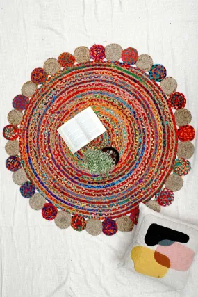 DOUBLEA - ROUND JUTE  RUG