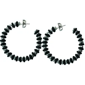 Formation Beaded Maxi Hoops