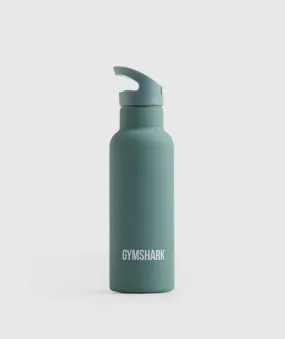 Gymshark 500ml Straw Flask - Thunder Blue