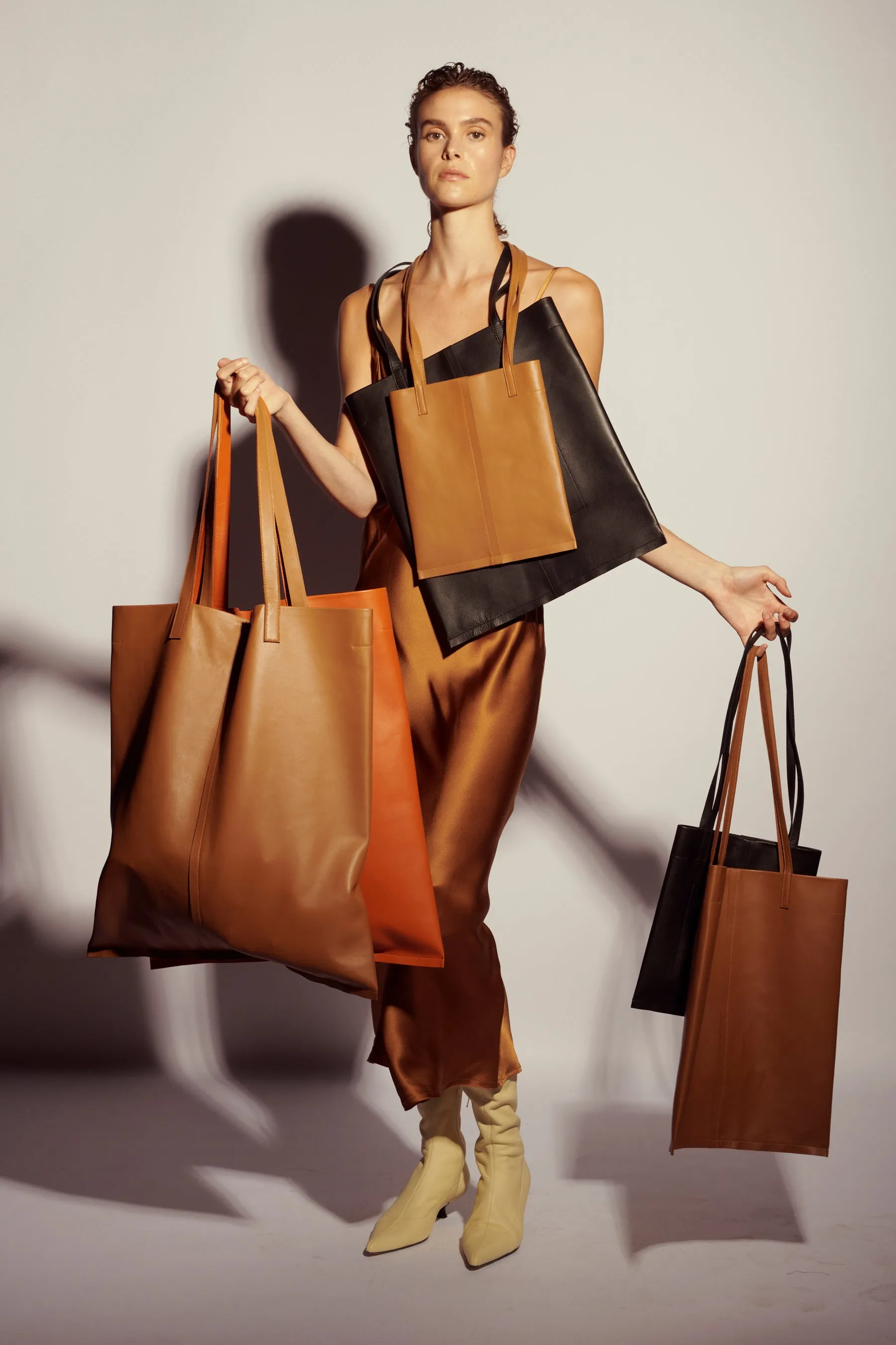 KES The Ceres Tote, Mini - Burnt Orange