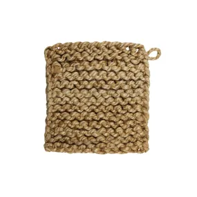 Knit Jute Trivet Natural