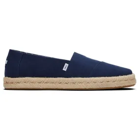 Navy Jute Wrap Espadrilles