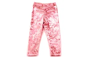 Toddler Girls Velvet Leggings | Rosewood